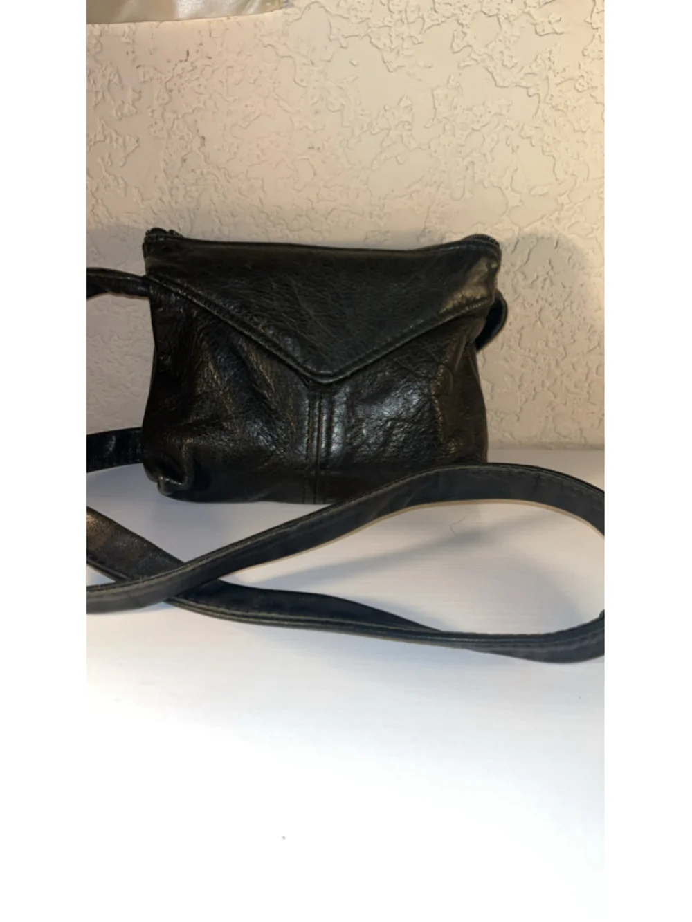 Women's Harley-Davidson Black Leather Crossbody Bag, One Size